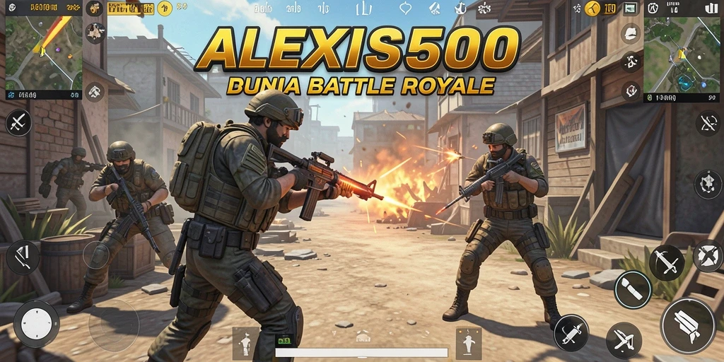 Tampilan gameplay ALEXIS500 dengan aksi seru dan grafis yang memukau.