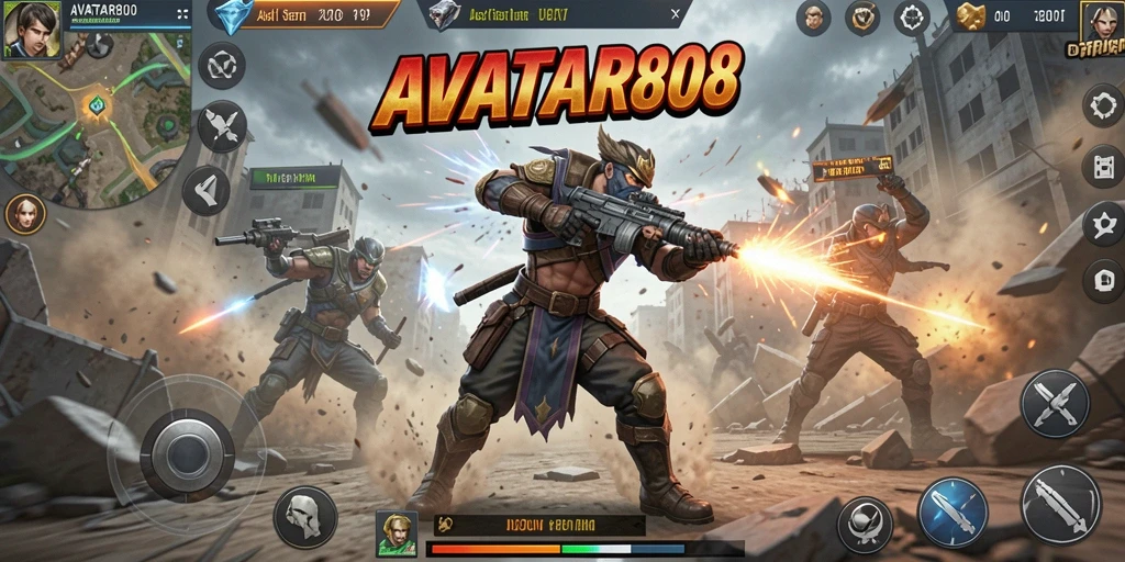 Tampilan gameplay menarik dari AVATAR808 dengan aksi menegangkan.