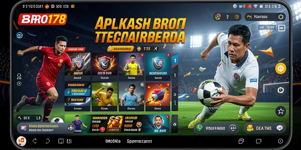 Tampilan gameplay dari aplikasi Sportsbook BRO178 yang menarik dan interaktif.