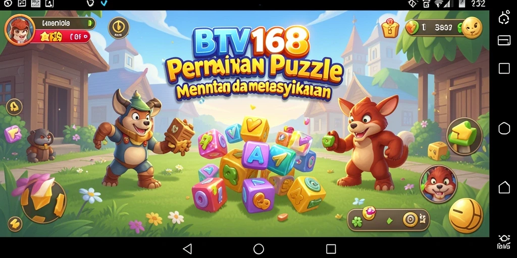 Tampilan gameplay BTV168 dengan berbagai tantangan puzzle.