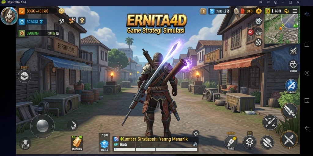 Tampilan menarik gameplay ERNITA4D yang penuh strategi.