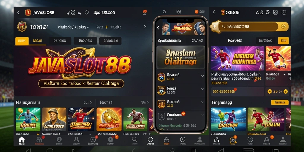 Screenshot gameplay JAVASLOT88 dengan tampilan sports betting yang menarik.