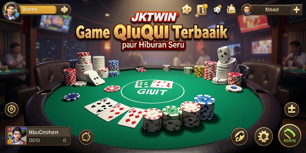 Screenshot gameplay QiuQiu yang mendebarkan dari JKTWIN.