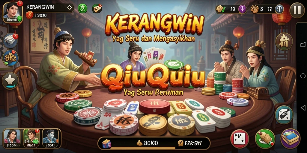 Tampilan gameplay KERANGWIN yang menarik dan kompetitif.