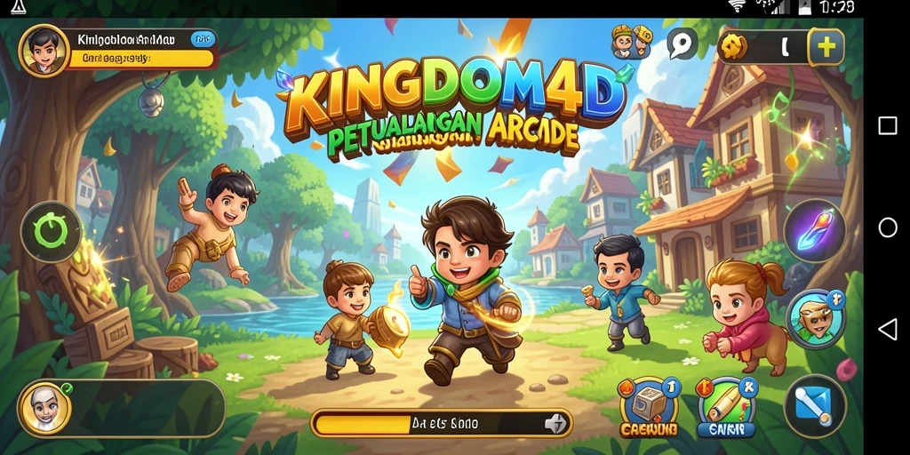 Tampilan gameplay KINGDOM4D yang dinamis dan menghibur.