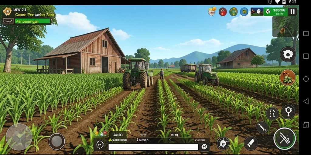 Screenshot MPO1221 menampilkan gameplay seru berkebun yang menyenangkan.