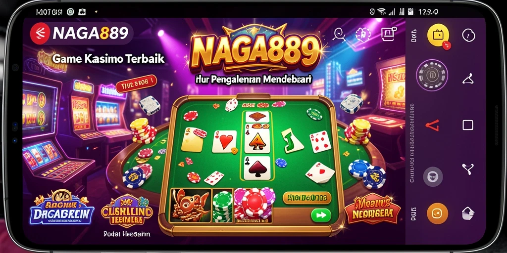 Tampilan utama NAGA889 menampilkan gameplay Kasino yang seru dan menarik.