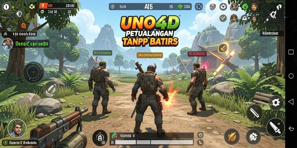 Gameplay menakjubkan di dunia terbuka UNO4D