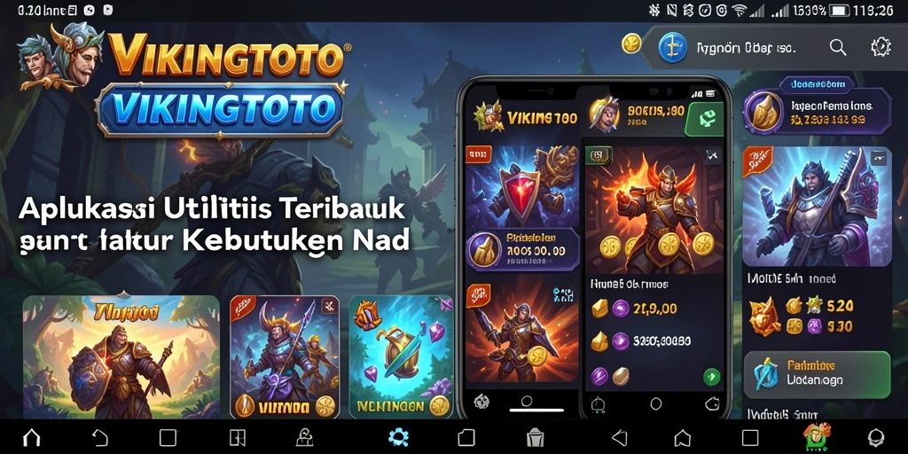 Tampilan antarmuka utama VIKINGTOTO yang ramah pengguna.